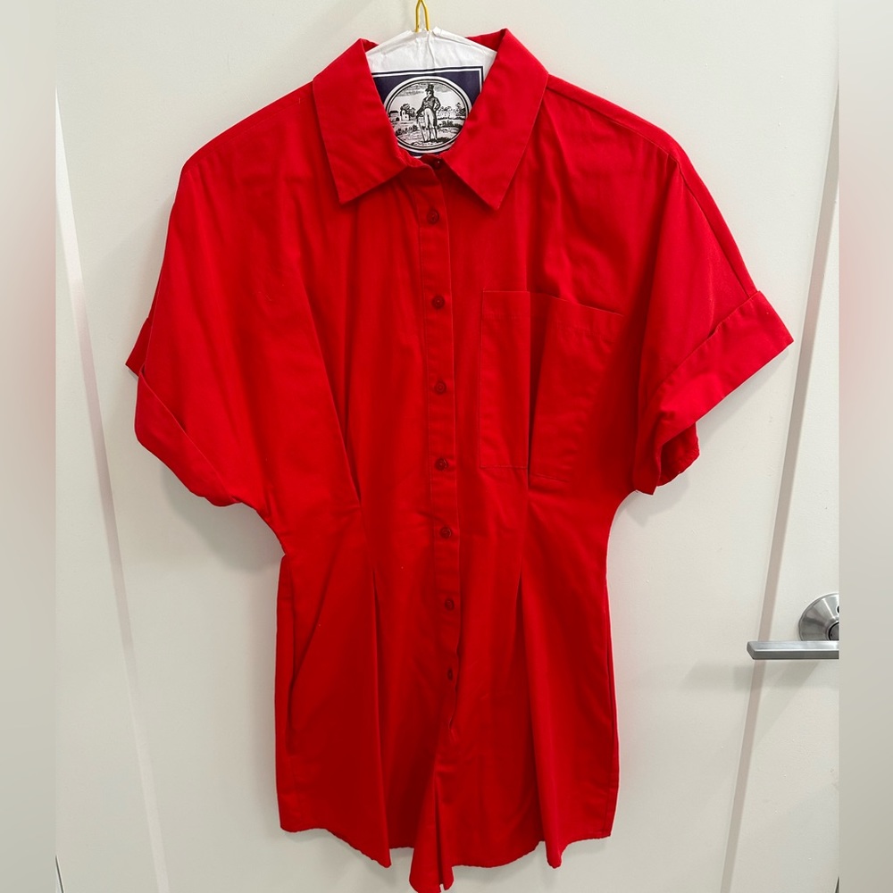 Red romper